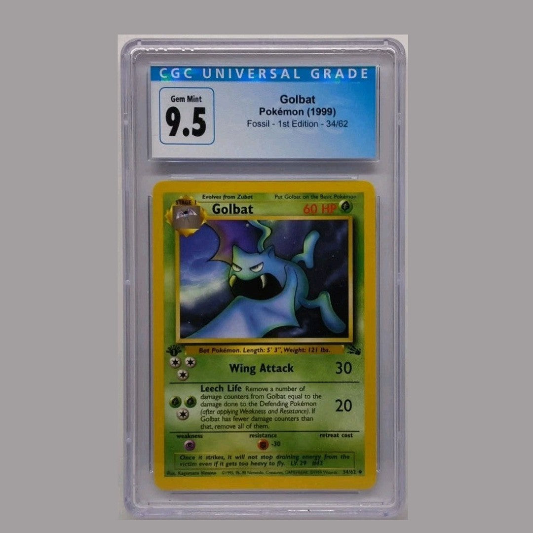 1999 Pokemon Golbat 1st Edition #34 CGC 9.5 Gem Mint