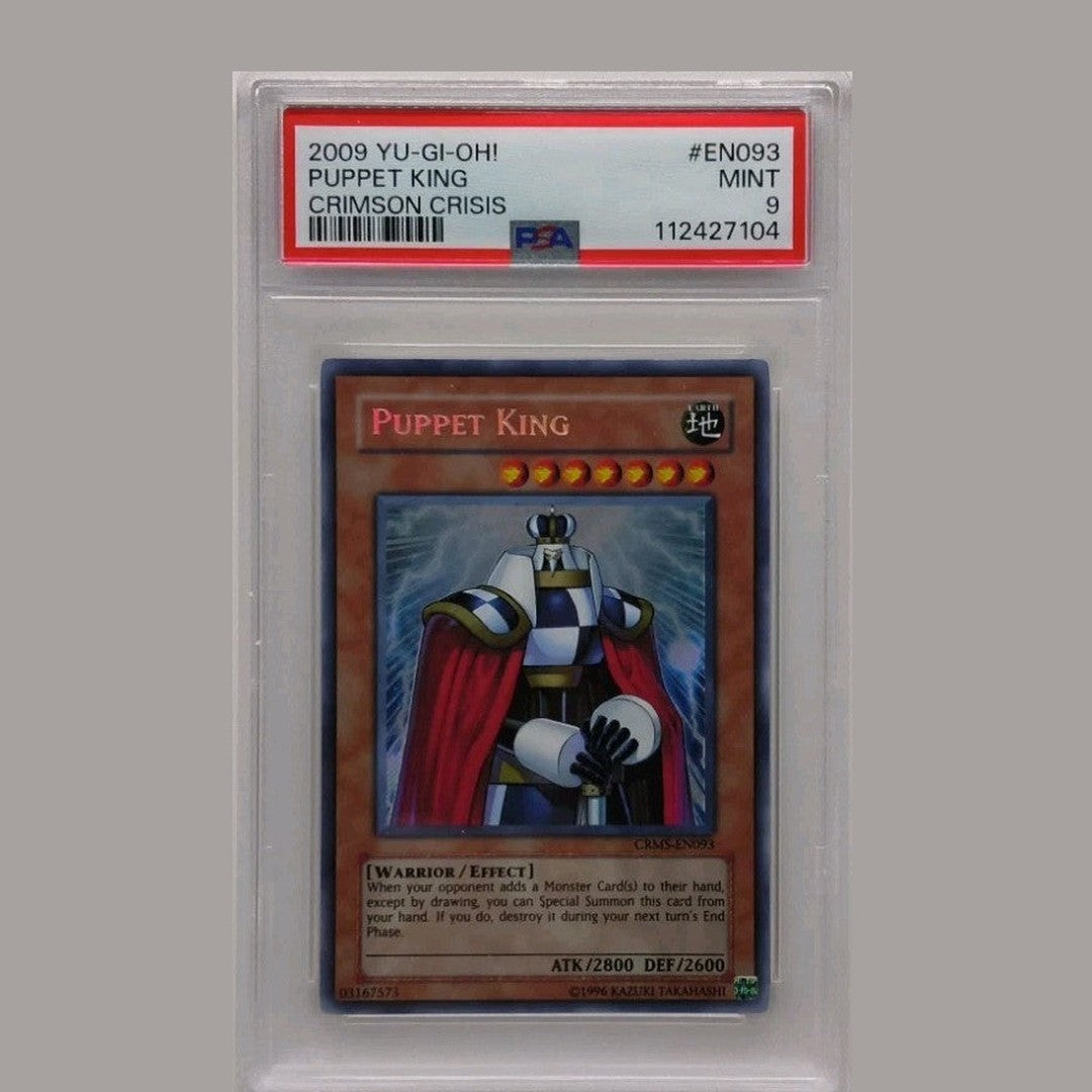 2009 Yu-Gi-Oh! CRMS-Crimson Crisis #EN093 Puppet King PSA 9 Mint