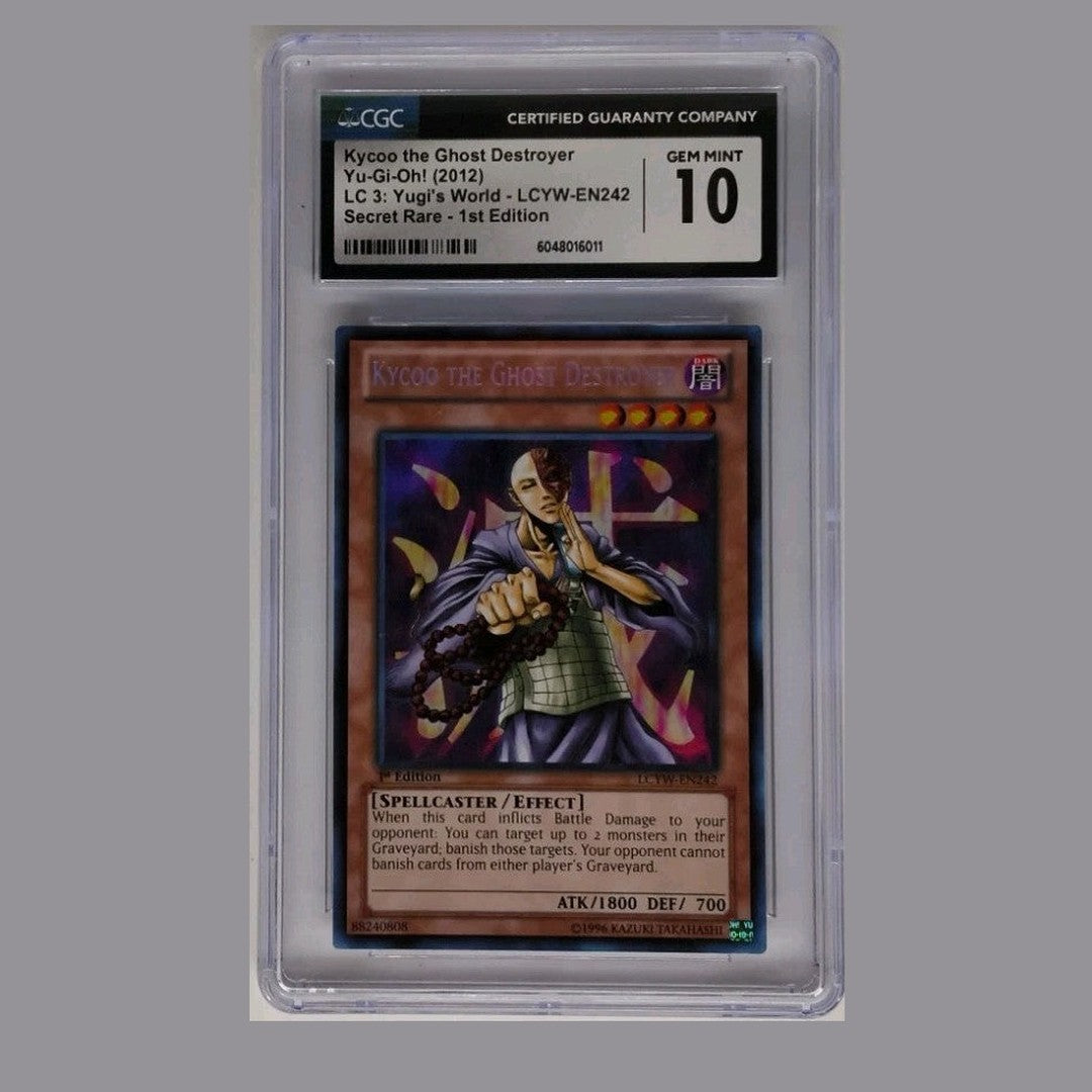 2012 Yu-Gi-Oh! Yugi's World Kycoo The Ghost Destroyer CGC 10 Gem Mint