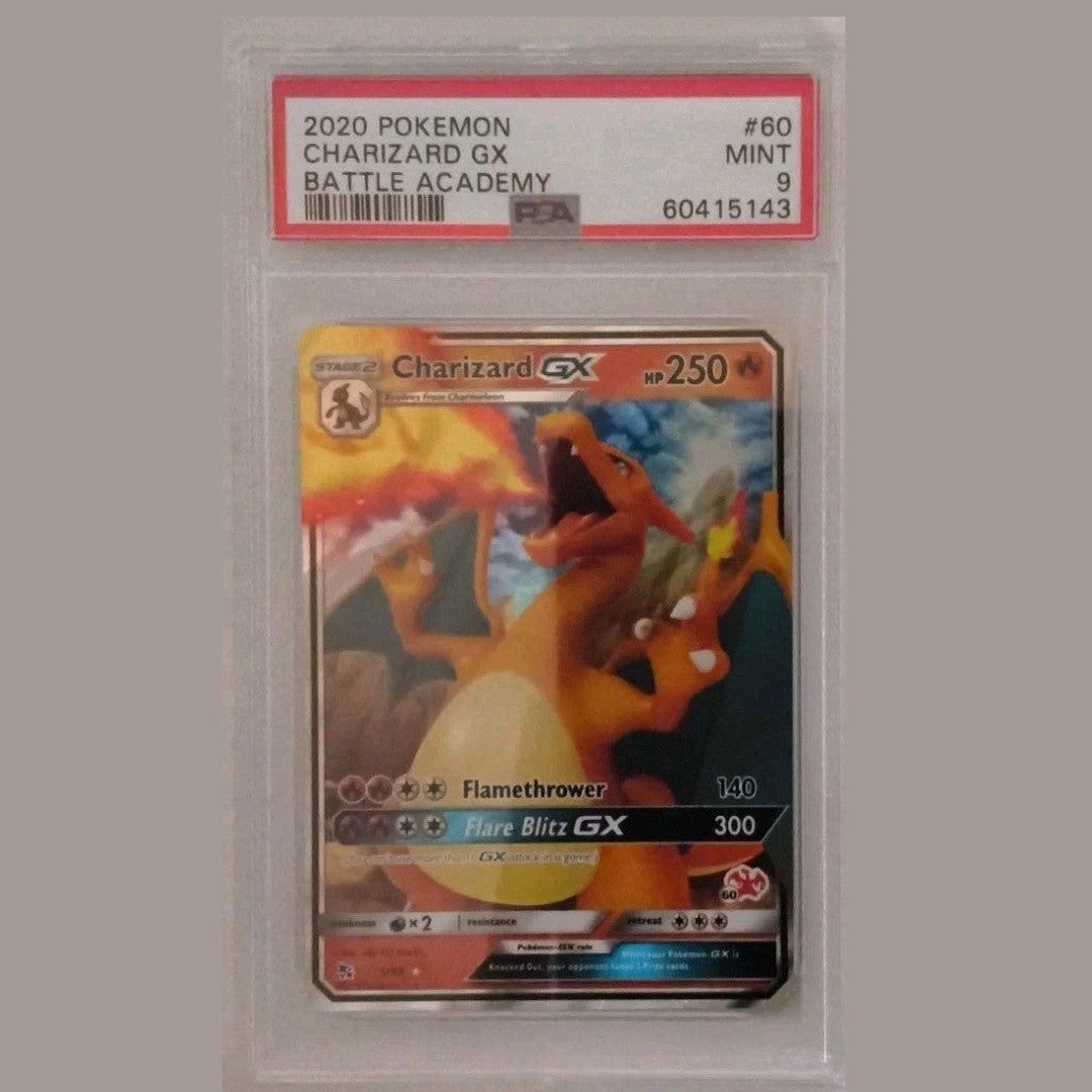 2020 Pokemon Battle Academy PSA 9 Charizard GX  #60 9/68 PSA 9 Mint
