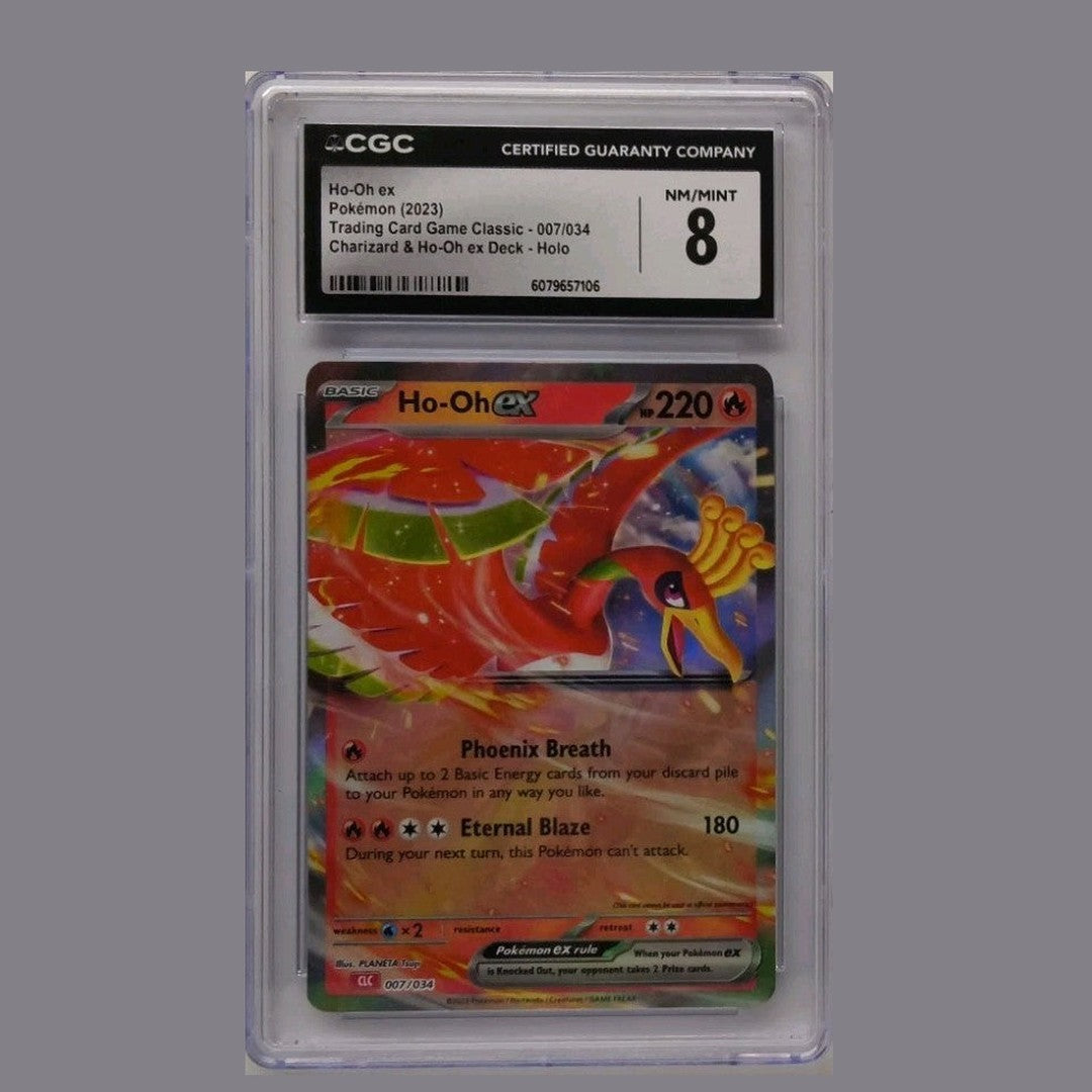 2023 Pokemon Ho-Oh EX Charizard & Ho-Oh EX Deck #007 CGC 8 Near Mint