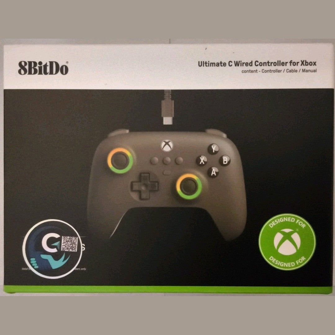8BitDo Ultimate C Wired Controller for Xbox X|S w/ Hall Effect Dark Green