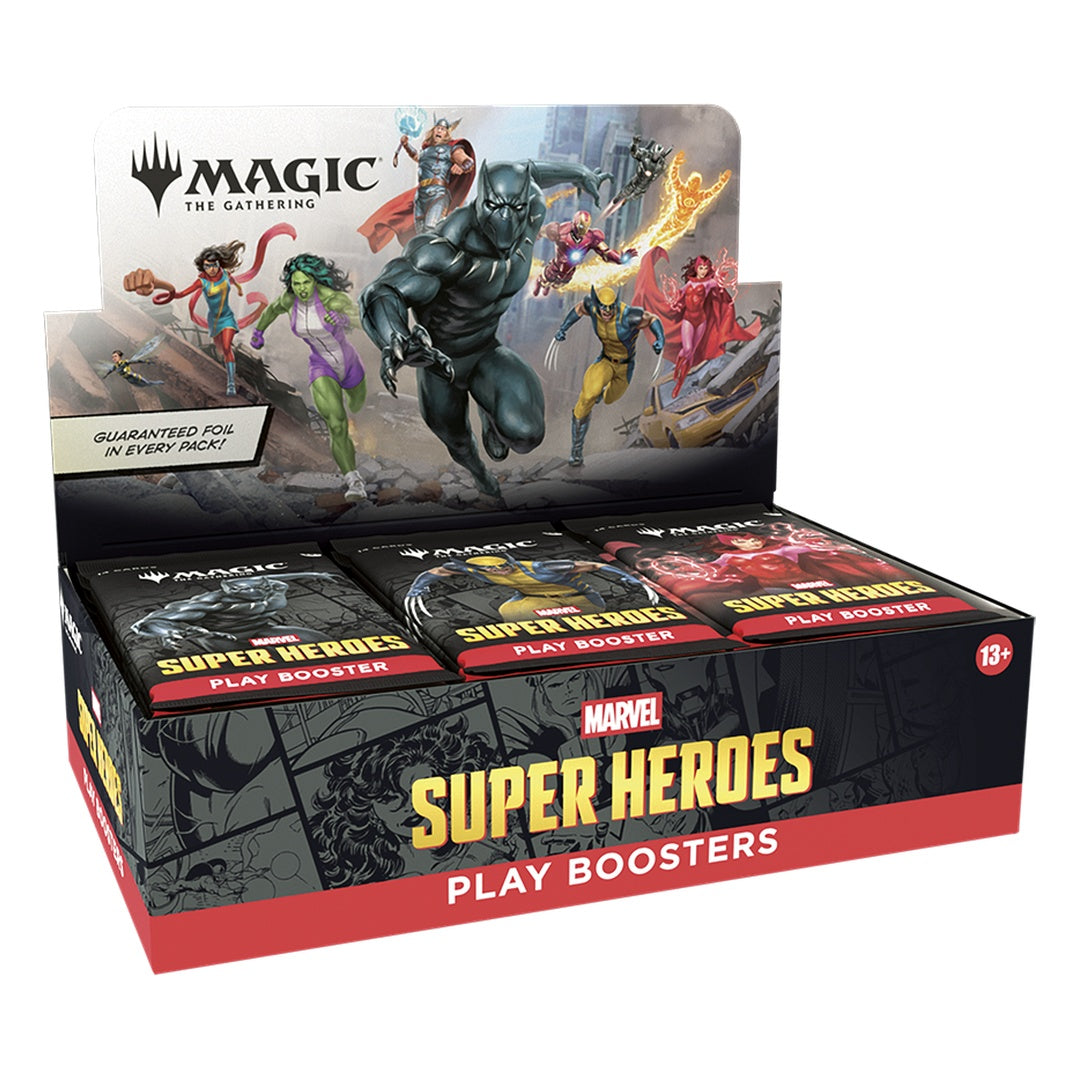 Magic The Gathering Marvel Super Heroes Play Booster Box, 30 packs