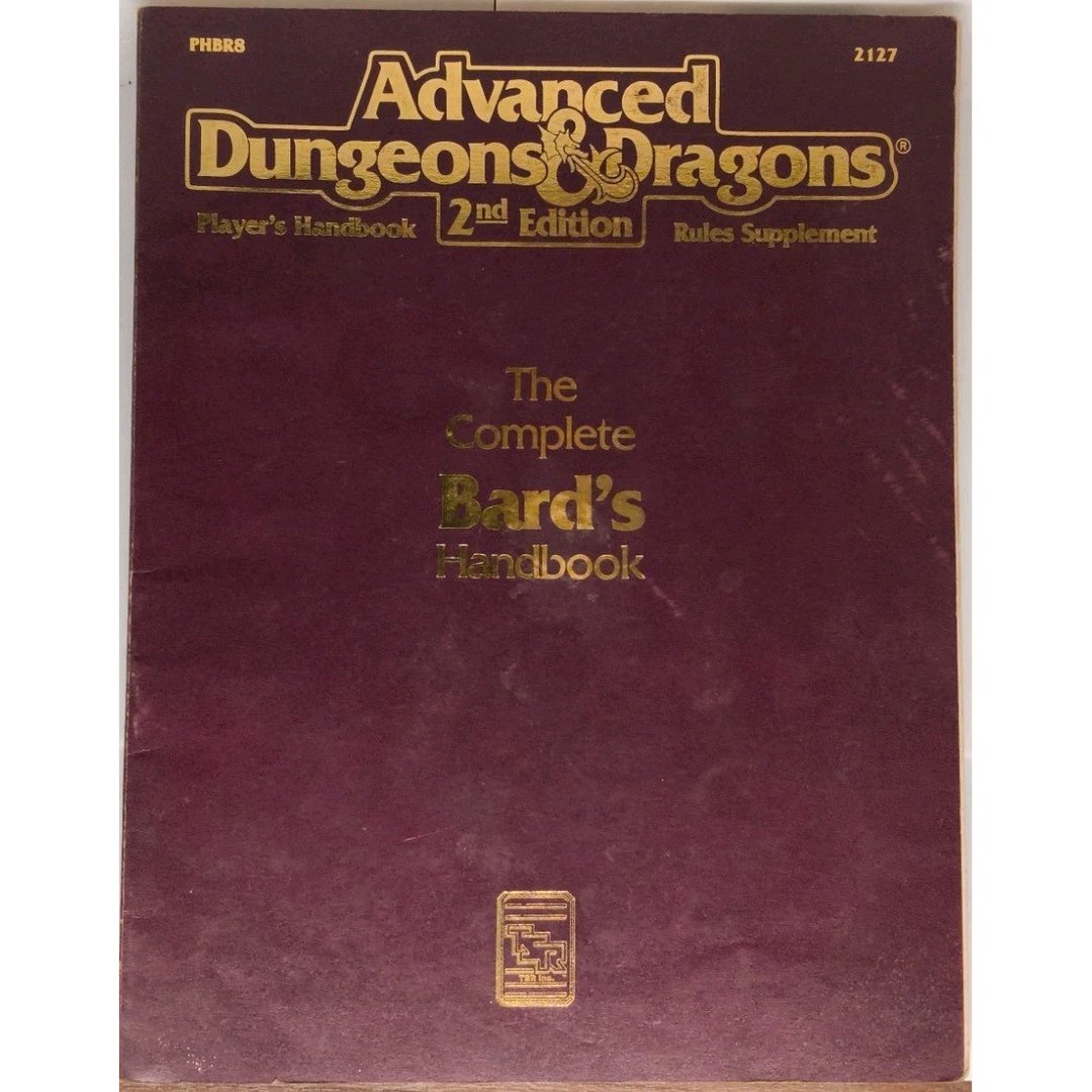 Advanced D&D 2nd Edition - The Complete Bard's Handbook - Rules Supplement