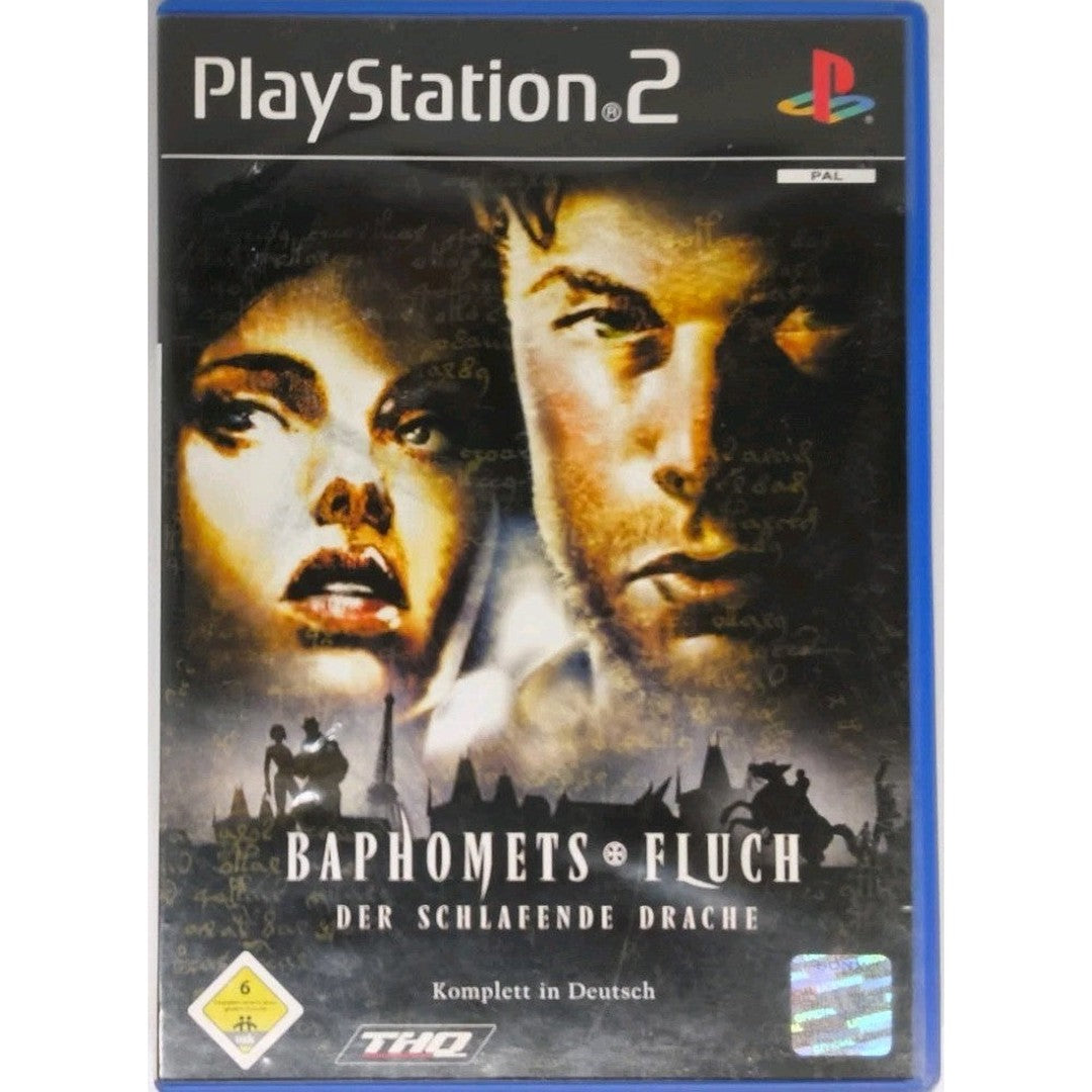 [CASE & GAME ONLY NO MANUAL] Baphomets Fluch Der Schlafende Drache (PS2) PAL