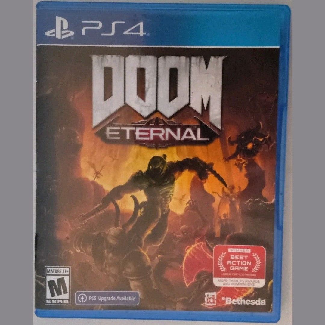 [CASE & GAME ONLY NO MANUAL] Doom Eternal (Sony PlayStation 4) Authentic