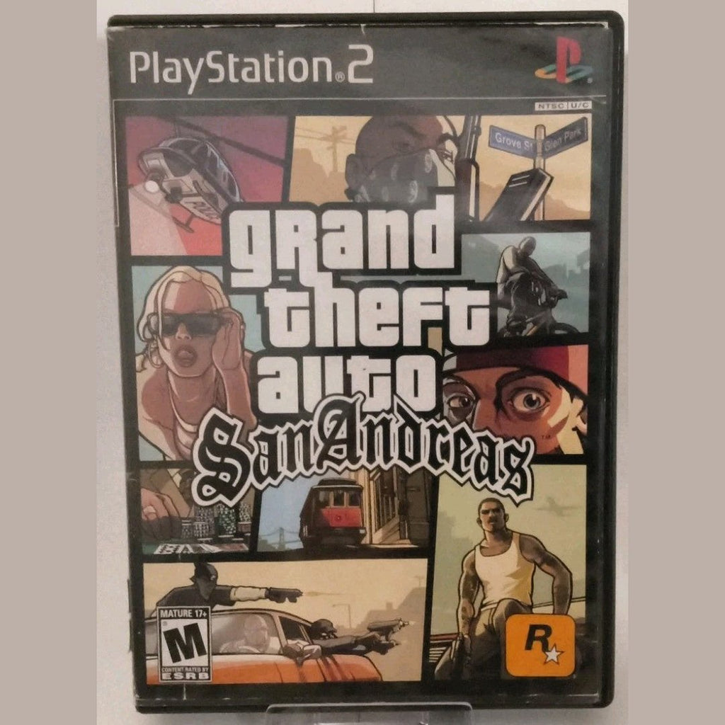 [CASE & GAME ONLY NO MANUAL] Grand Theft Auto: San Andreas (PlayStation 2)