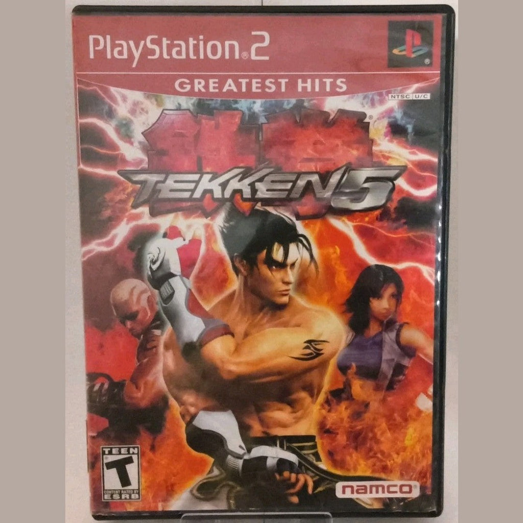 [CASE & GAME ONLY NO MANUAL] Tekken 5 (PlayStation 2) Authentic Tested