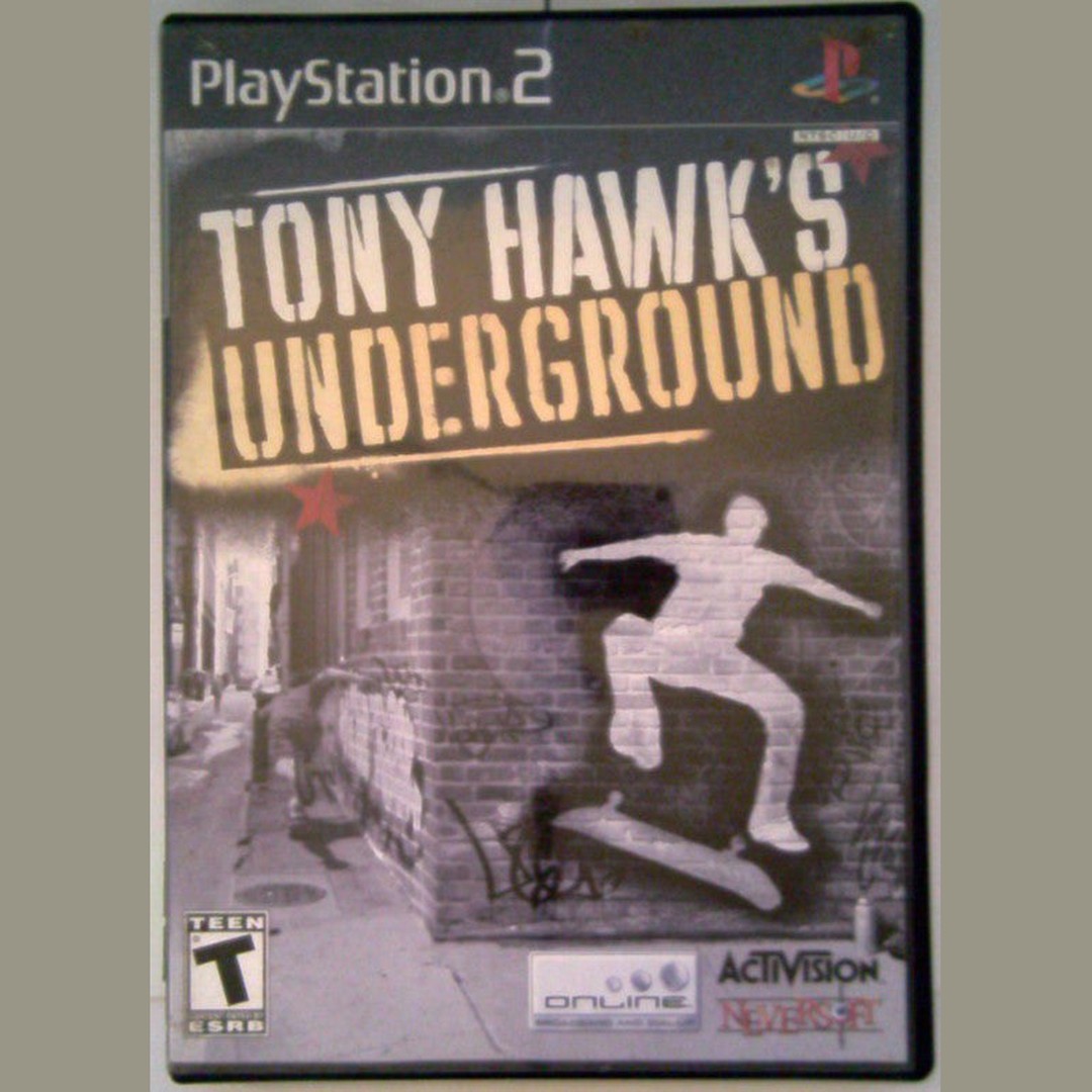 [CASE & GAME ONLY NO MANUAL] Tony Hawk's Underground (PlayStation 2) Authentic