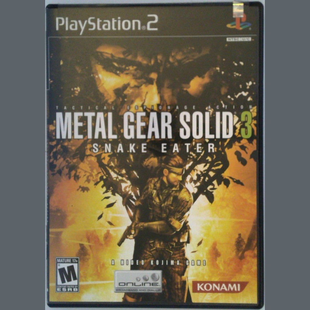 [CASE & GAME ONLY]Metal Gear Solid 3: Snake Eater (Sony PlayStation 2) Authentic