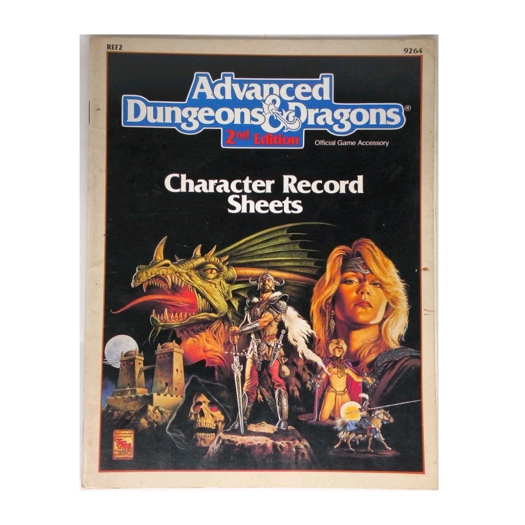 Character Record Sheets by TSR Hobbies Staff (1989)
