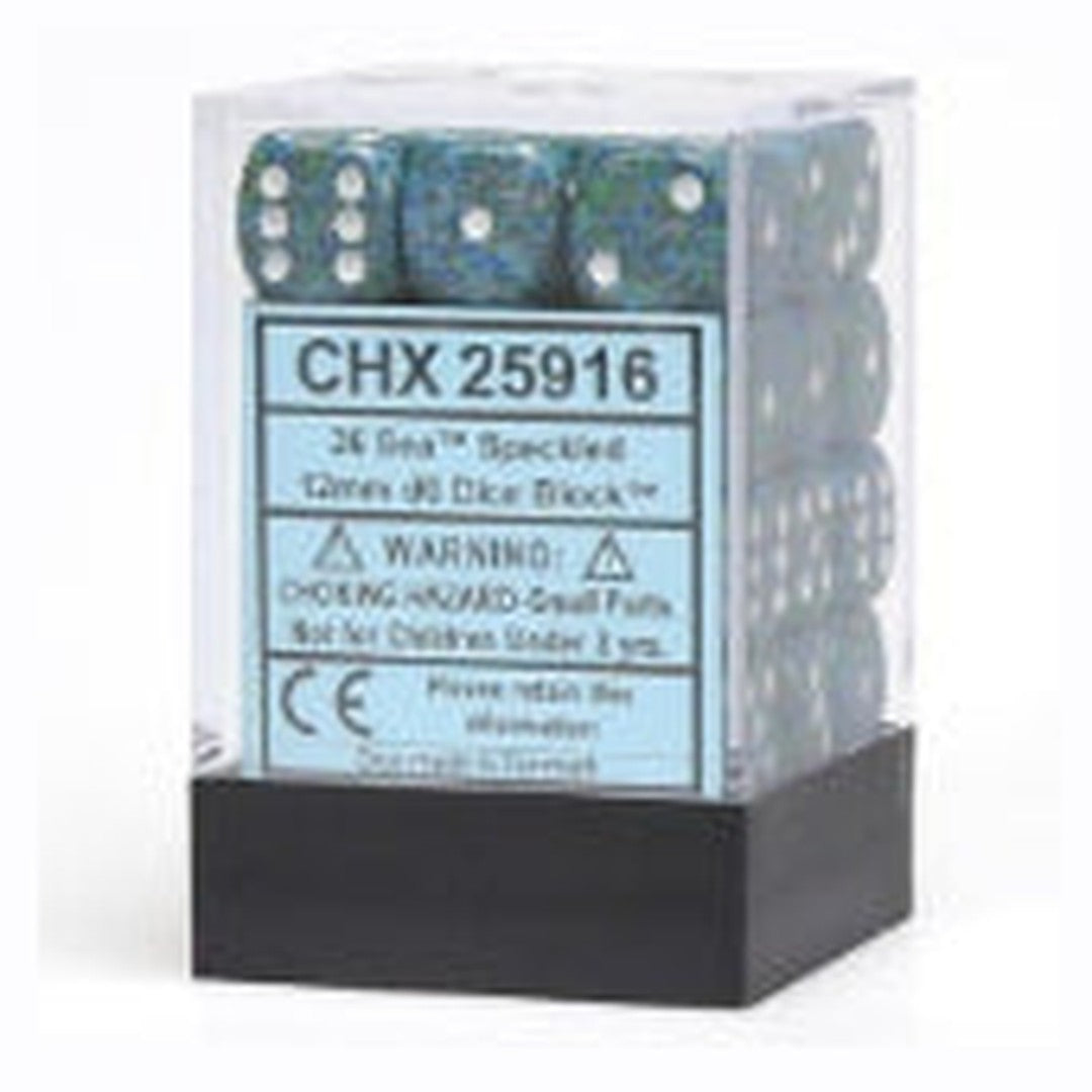 Chessex 12mm D6 Speckled Sea Dice Block