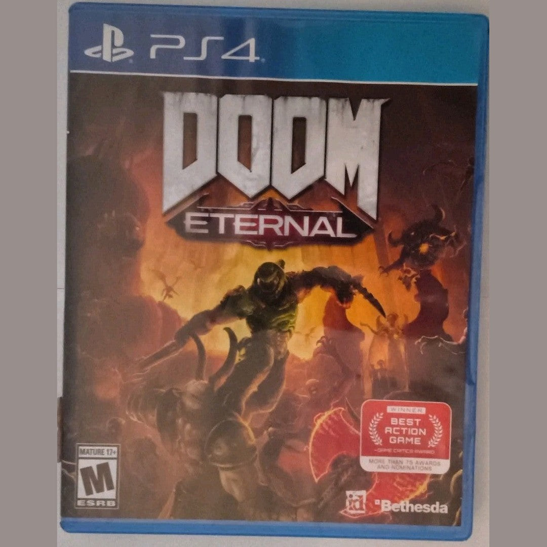 Doom Eternal (Sony PlayStation 4) CIB Complete In Box Authentic