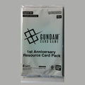 Gundam Card Game 1st Anniversary Resource Card Pack Sealed Promo New