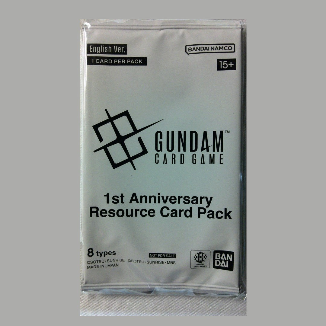 Gundam Card Game 1st Anniversary Resource Card Pack Sealed Promo New