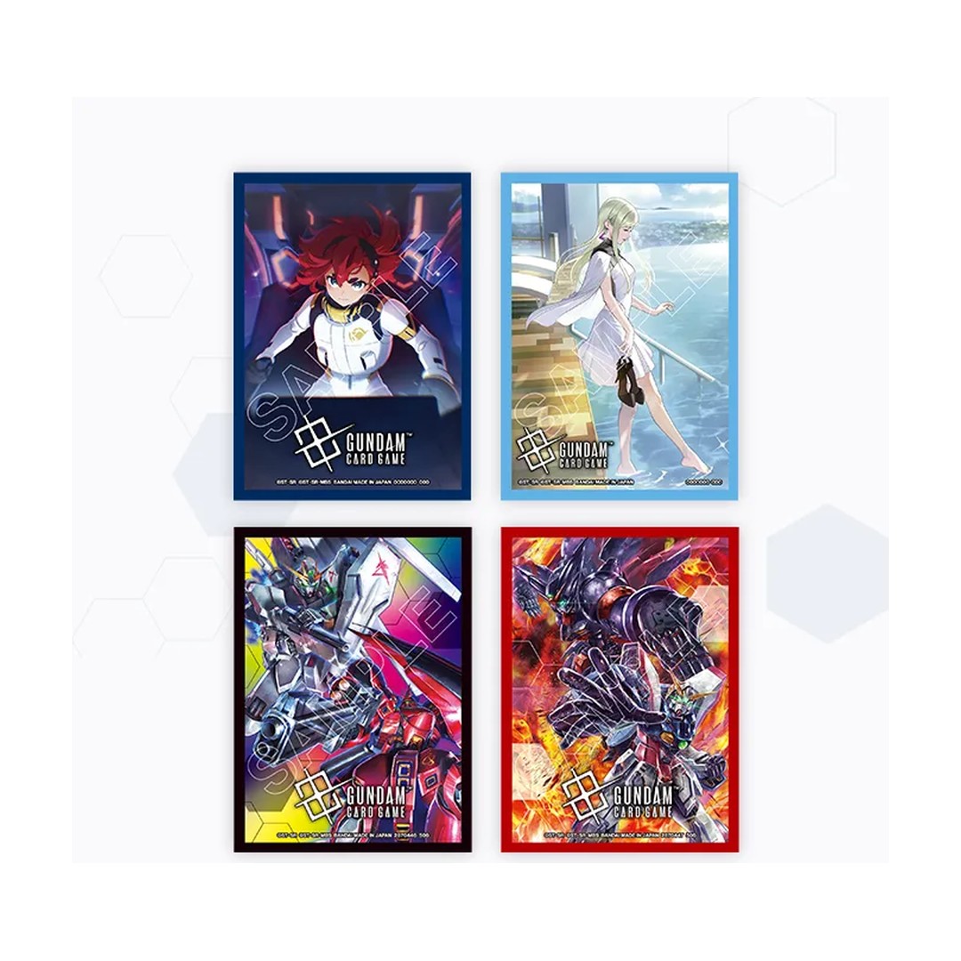 Gundam Card Game Card Sleeve Assortment 02 Display
