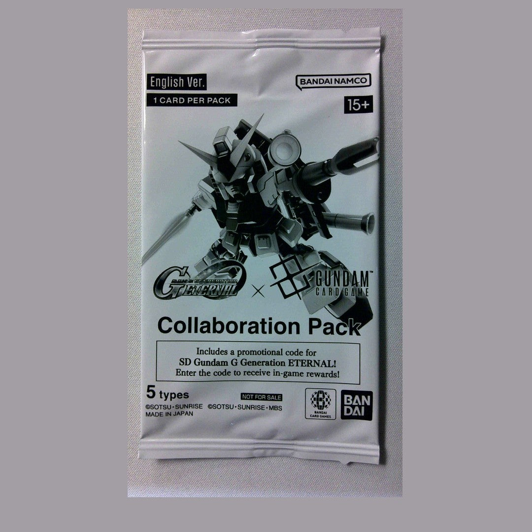 Gundam Card Game SD Gundam G Generation Eternal Collaboration Pack Sealed