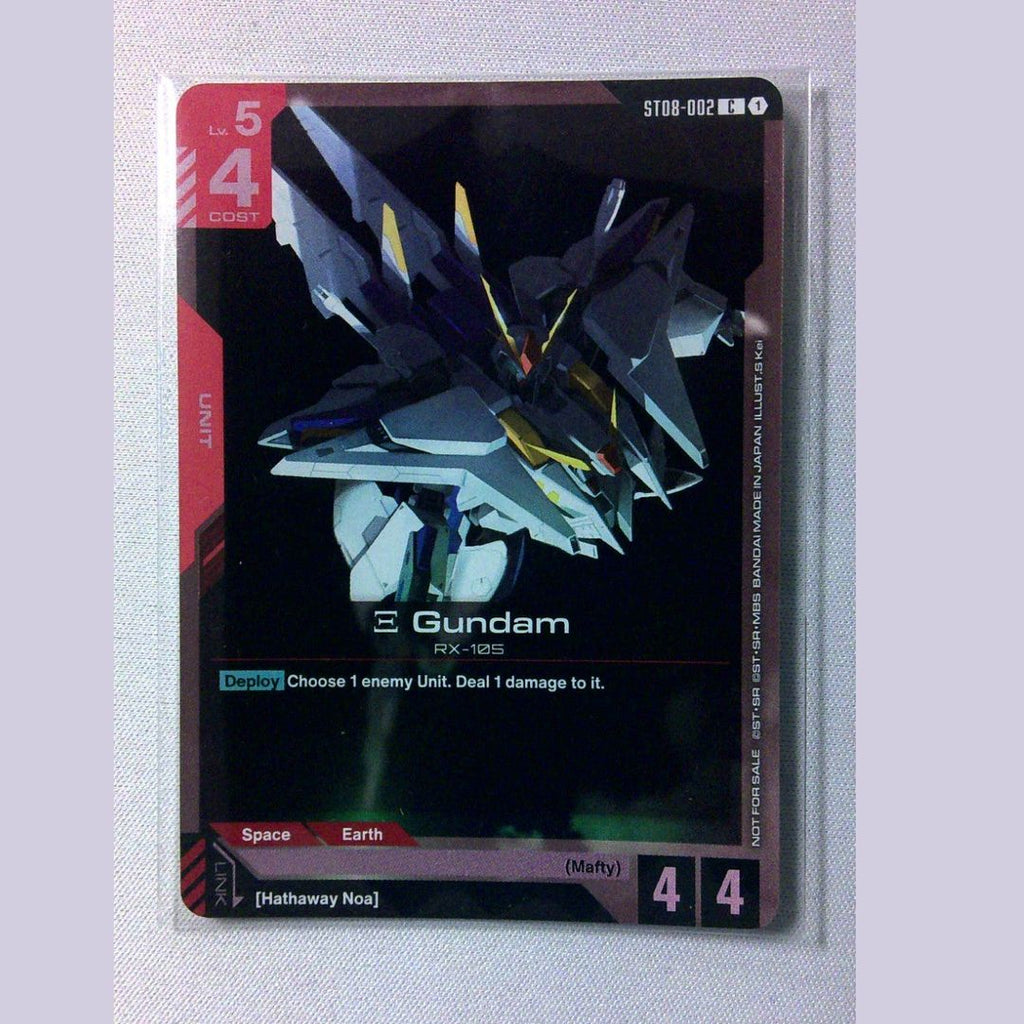 Gundam Card Game ST08-002 Xi Gundam & Hathaway Noa Release Promo Sealed