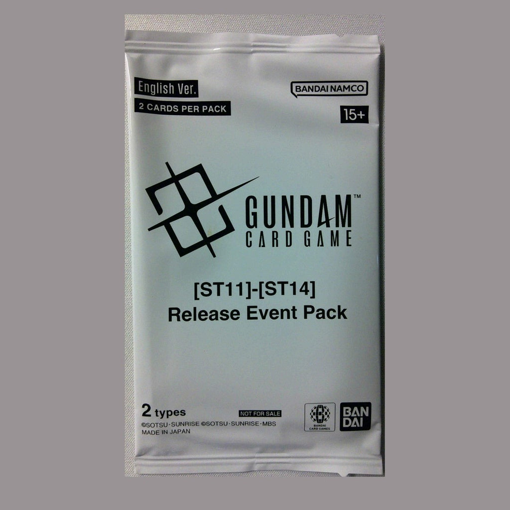 Gundam Card Game ST11-ST14 Release Event Pack Sealed Promo Pack English