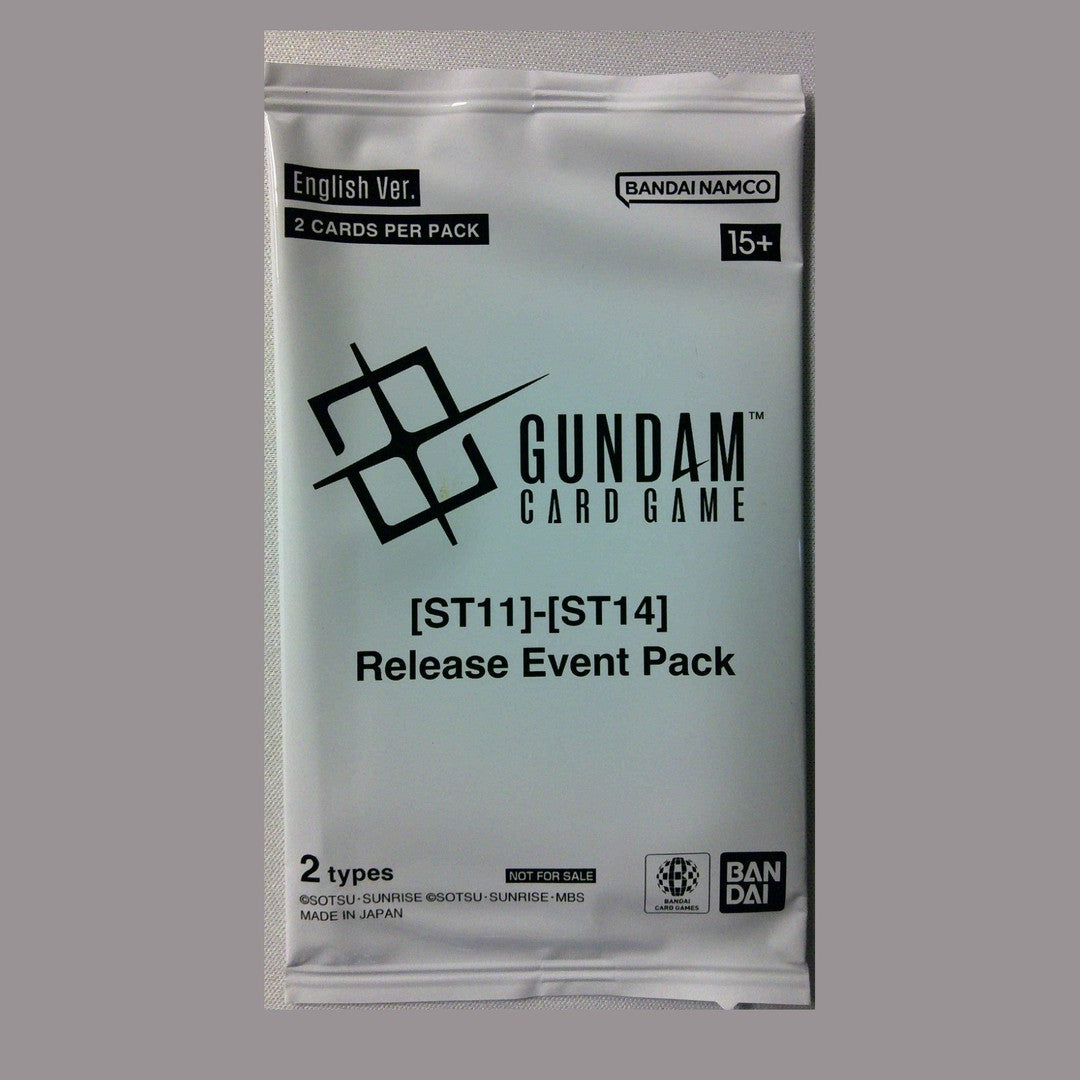 Gundam Card Game ST11-ST14 Release Event Pack Sealed Promo Pack English