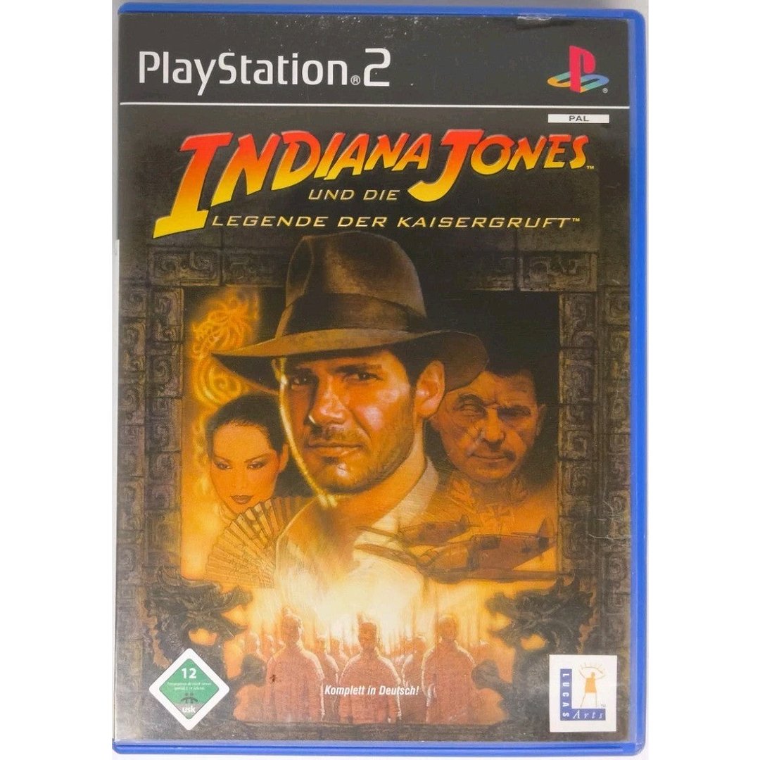 Indiana Jones Und Die Legende Der Kaisergruft (PS2) PAL CIB Complete In Box