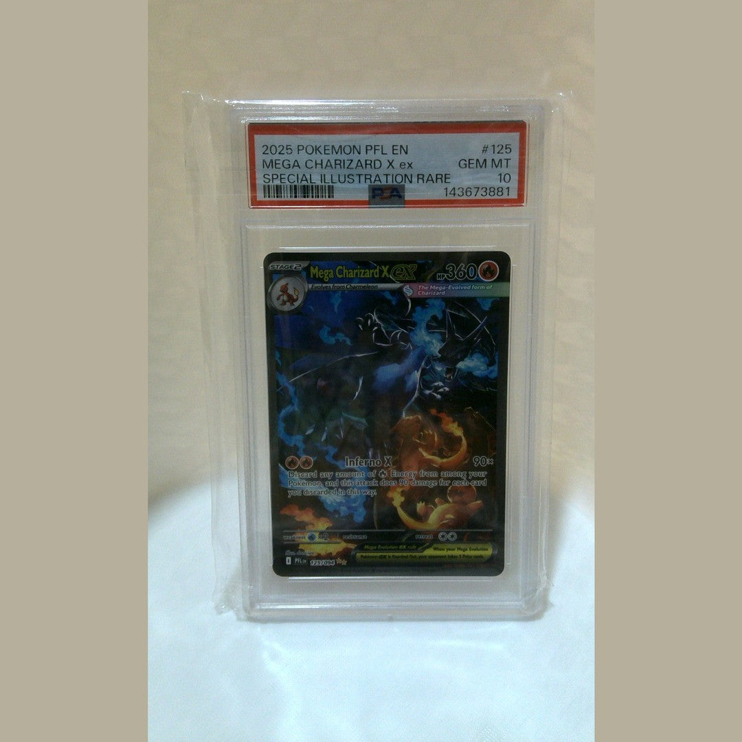Mega Charizard X ex SIR #125 Phantasmal Flames PSA 10 Gem Mint