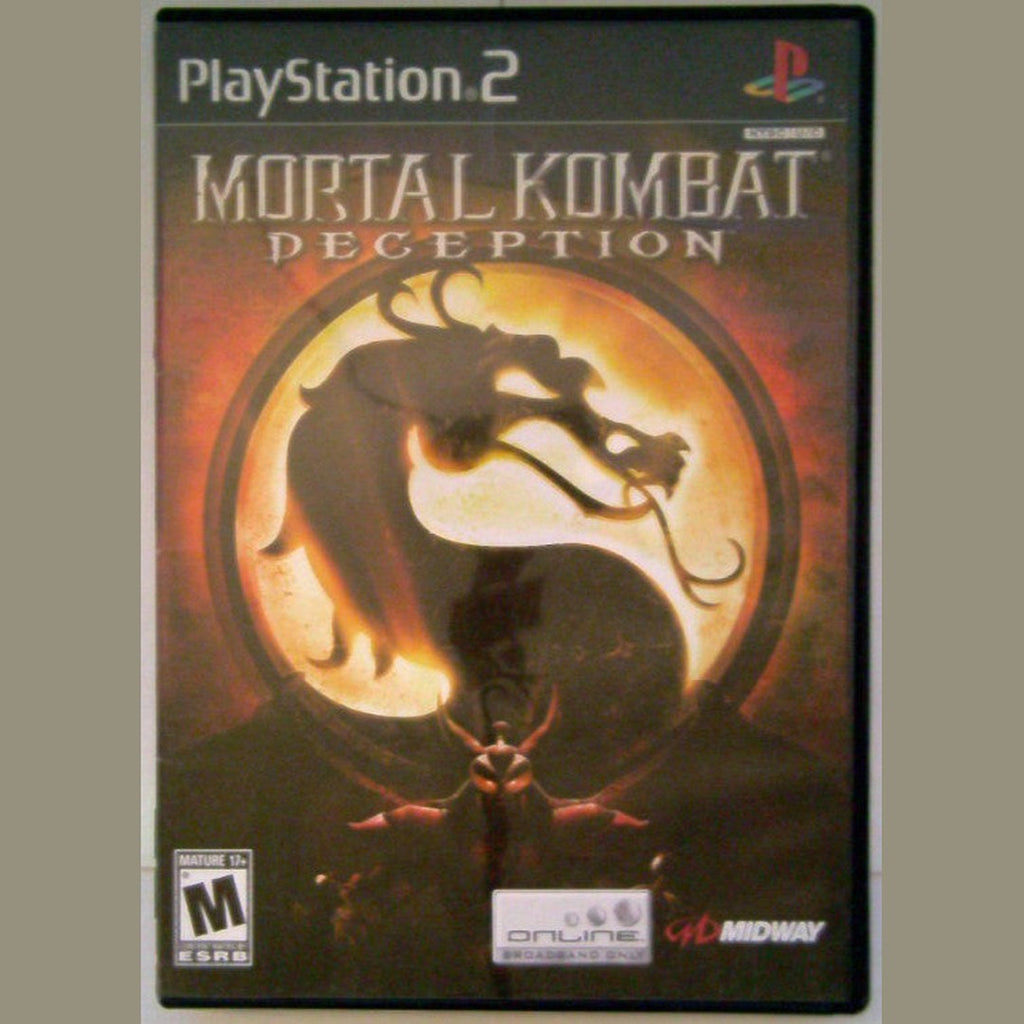 Mortal Kombat: Deception (Sony PlayStation 2) CIB Complete In Box Authentic