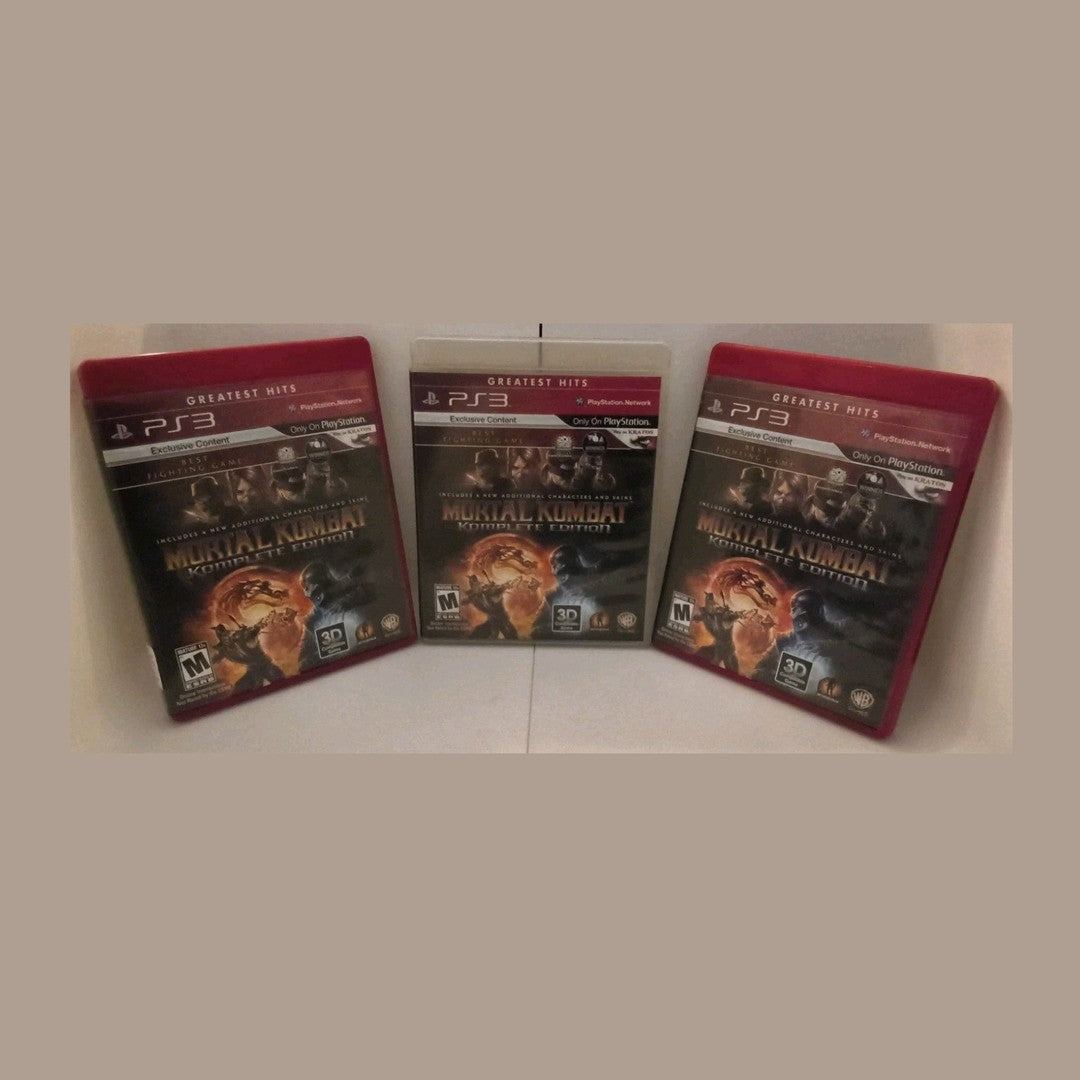 Mortal Kombat Komplete Edition (Sony PlayStation 3) CIB Complete In Box