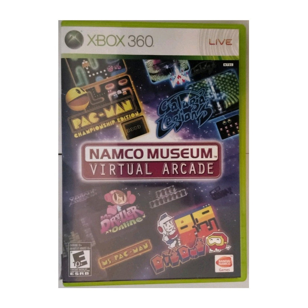 Namco Museum: Virtual Arcade (Microsoft Xbox 360) CIB Complete In Box Authentic
