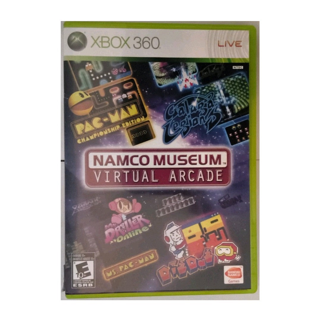 Namco Museum: Virtual Arcade (Microsoft Xbox 360) CIB Complete In Box Authentic