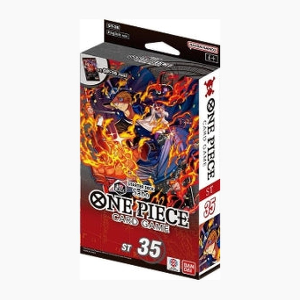 One Piece Card Game Starter Deck St-35 Red Black Sabo