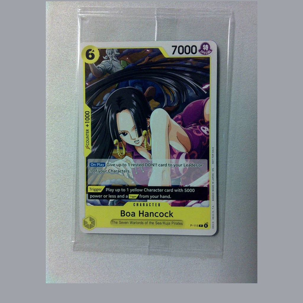 One Piece TCG Boa Hancock P-115 Monkey D Luffy P-114 OP-15 Promo Pack Sealed 2ct