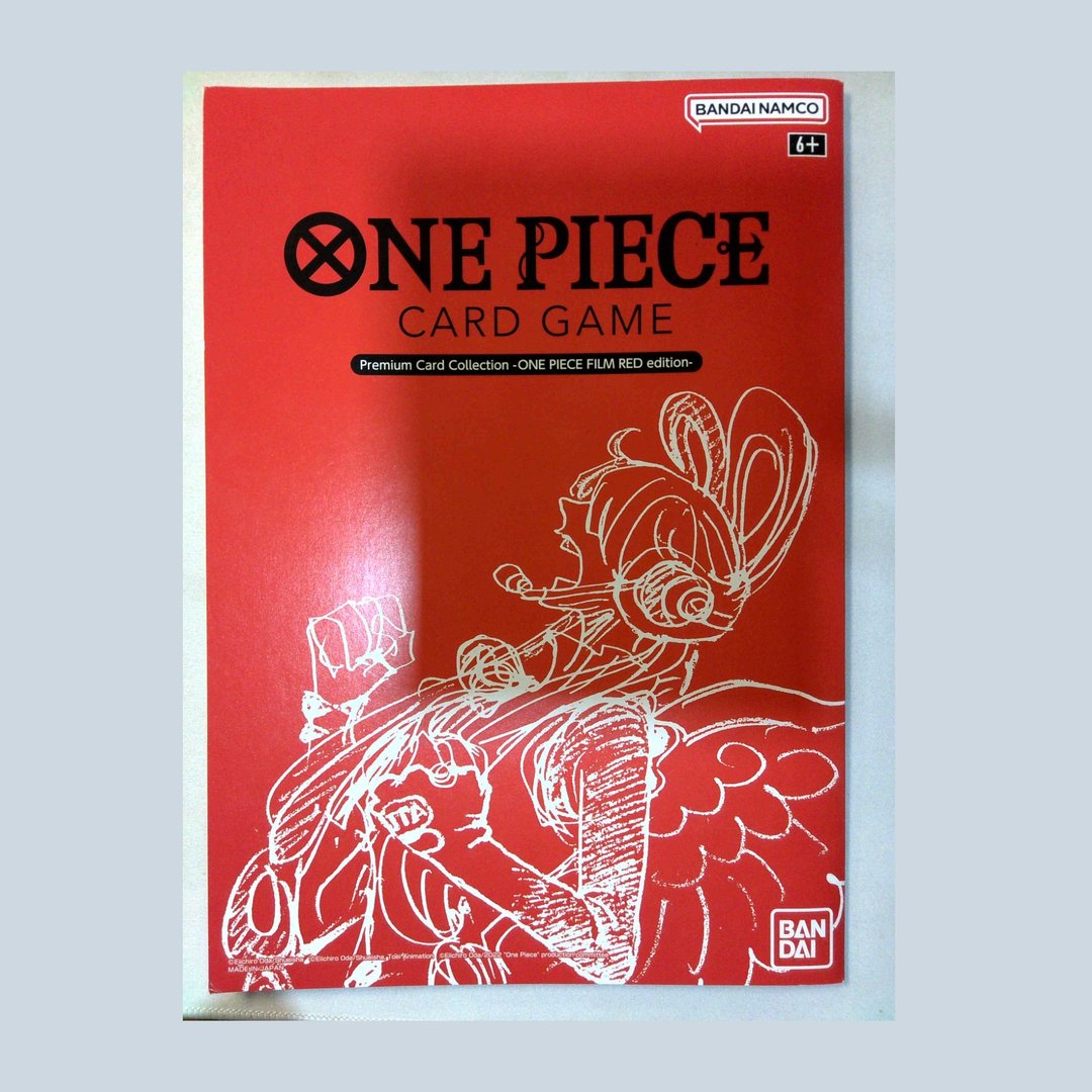 One Piece TCG Film Red Premium Card Collection 12 Cards Folder Set Shanks Uta