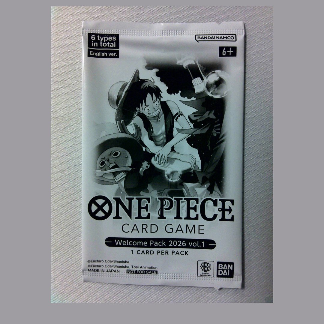 One Piece TCG Welcome Pack 2026 Vol 1 Sealed Booster Promo Pack English