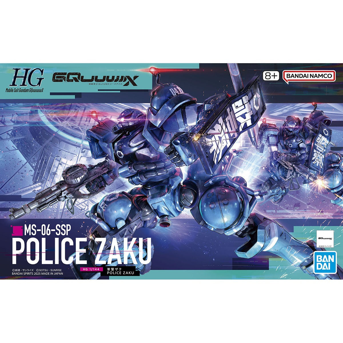 BAN2759290 HG 1-144 Police Zaku Model Kit