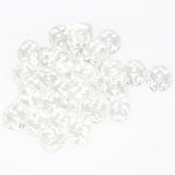 Chessex DND Dice Set D&D Dice-12mm Translucent Clear and White Plastic Polyhedral Dice Set-Dungeons and Dragons Dice Includes 36 Dice – D6