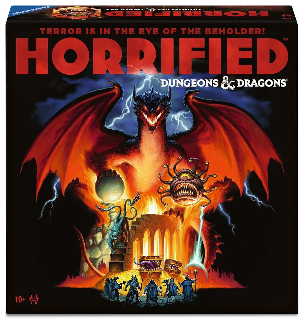 Ravensburger Horrified: Dungeons & Dragons Cooperative Strategy Board Game