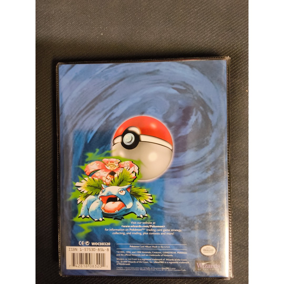 1999 Pokemon Trading Card Game album, back cover