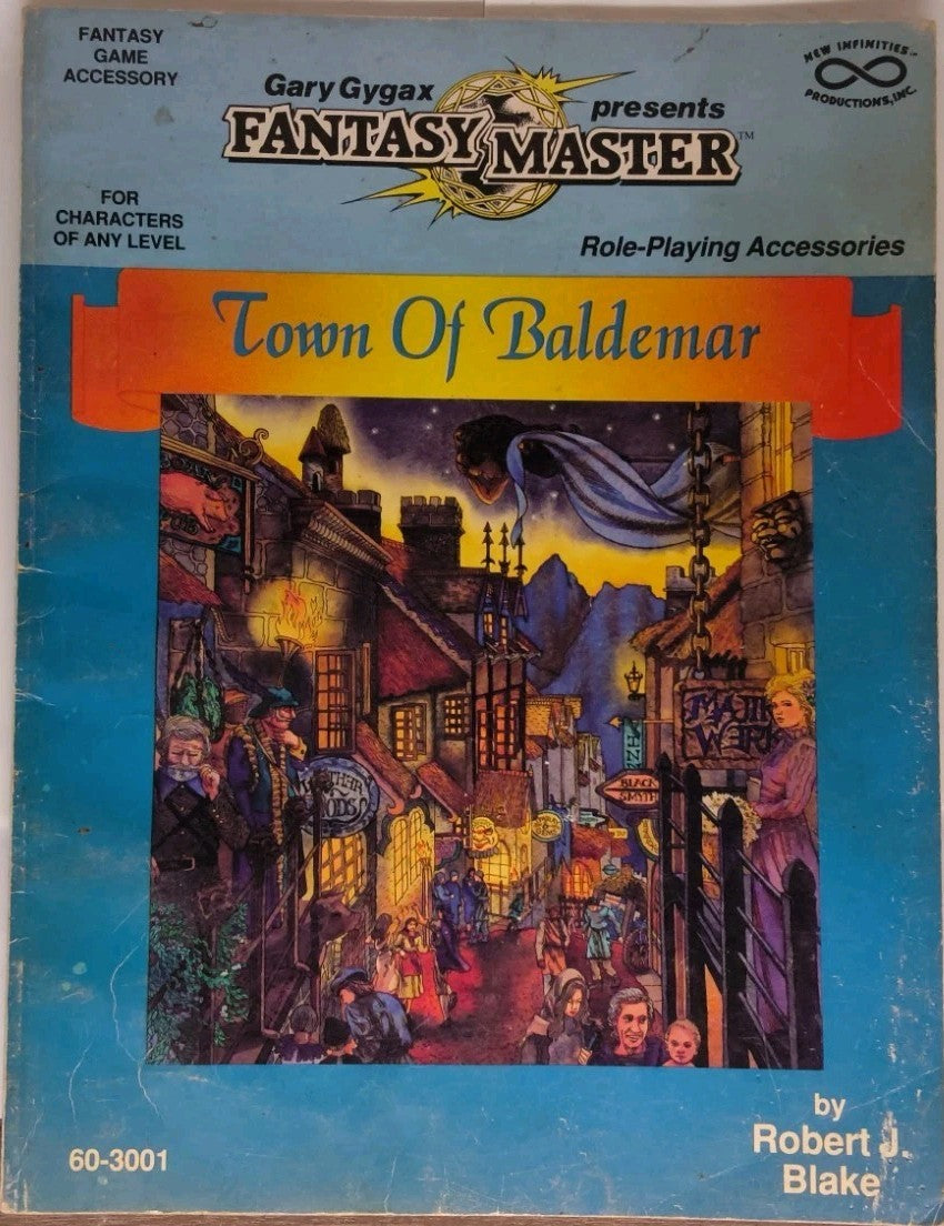[BOOK ONLY] Fantasy Master - Town of Baldemar - Adventure RPG Book