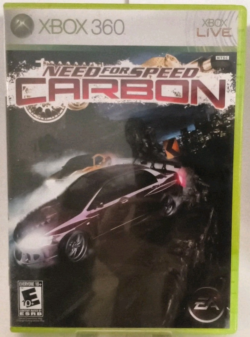 Need for Speed: Carbon (Microsoft Xbox 360) CIB Complete In Box Authentic Tested