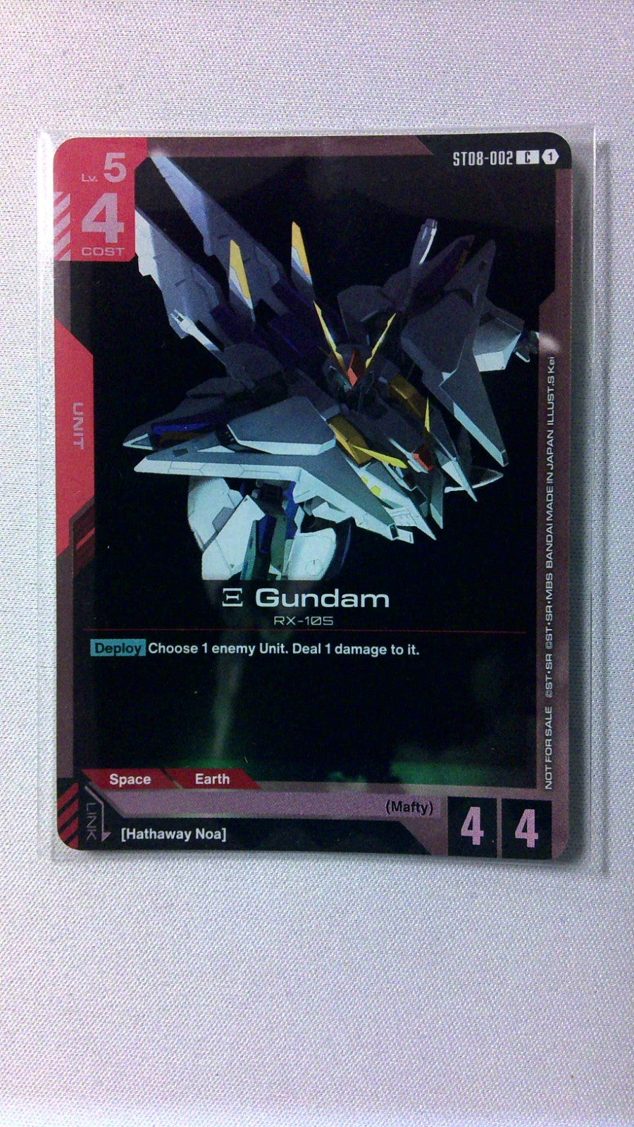 Gundam Card Game ST08-002 Xi Gundam & Hathaway Noa Release Promo Sealed