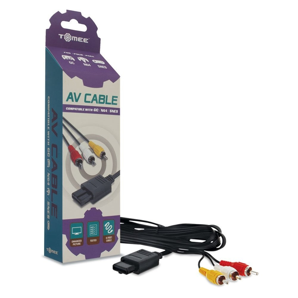Tomee AV Cable for Nintendo 64, GameCube, & SNES
