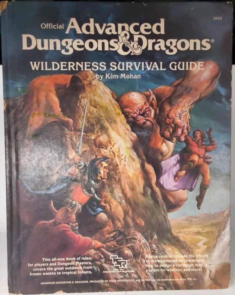 Advanced D&D Wilderness Survival Guide by Kim Mohan (1986) TSR