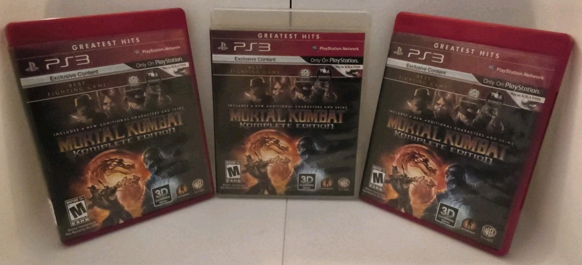 Mortal Kombat Komplete Edition (Sony PlayStation 3) CIB Complete In Box