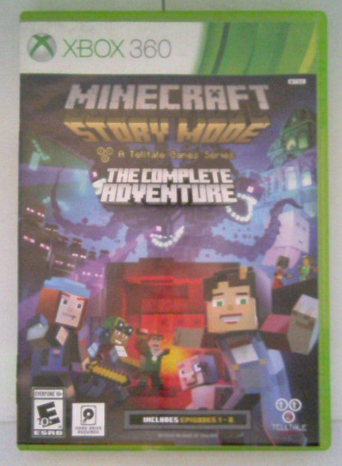 [CASE & GAME ONLY] Minecraft Story Mode: The Complete Adventure (Xbox 360)