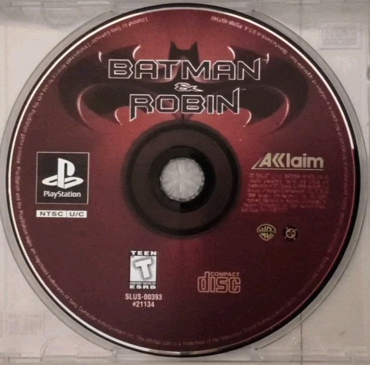 [GAME ONLY NO CASE NO MANUAL] Batman & Robin (Sony PlayStation 1) Authentic