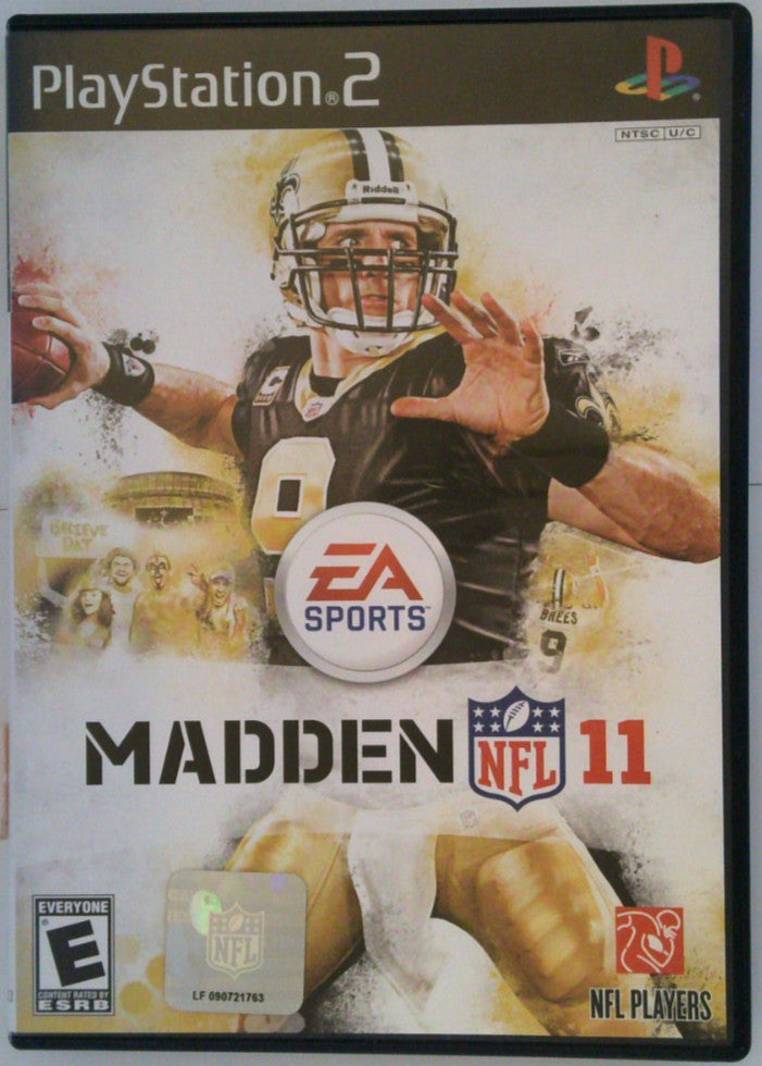 Madden NFL 11 (Sony PlayStation 2) CIB Complete In Box Authentic