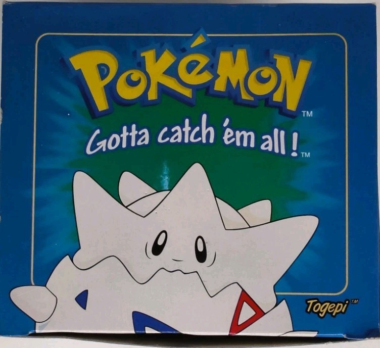 Pokemon Togepi 23K Gold Plated Trading Card w/Pokeball Burger King