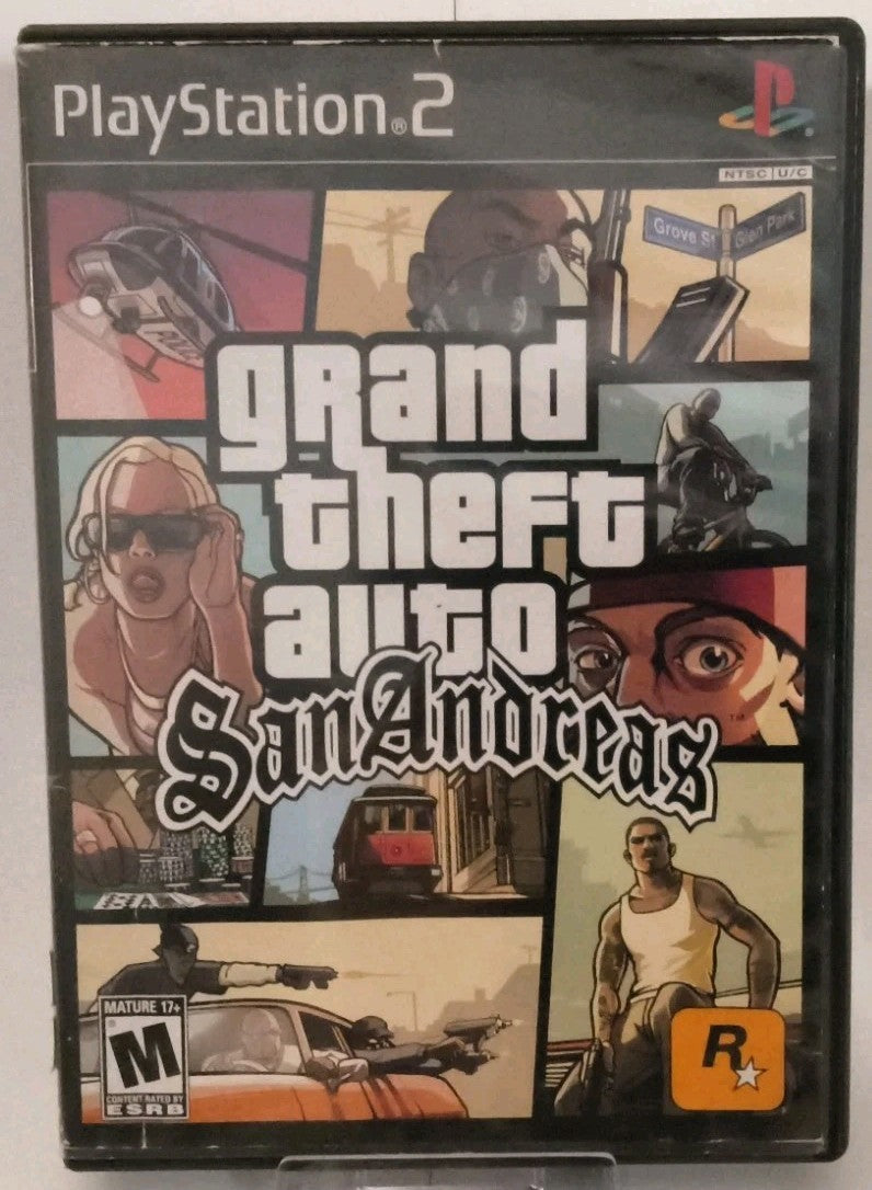 [CASE & GAME ONLY NO MANUAL] Grand Theft Auto: San Andreas (PlayStation 2)