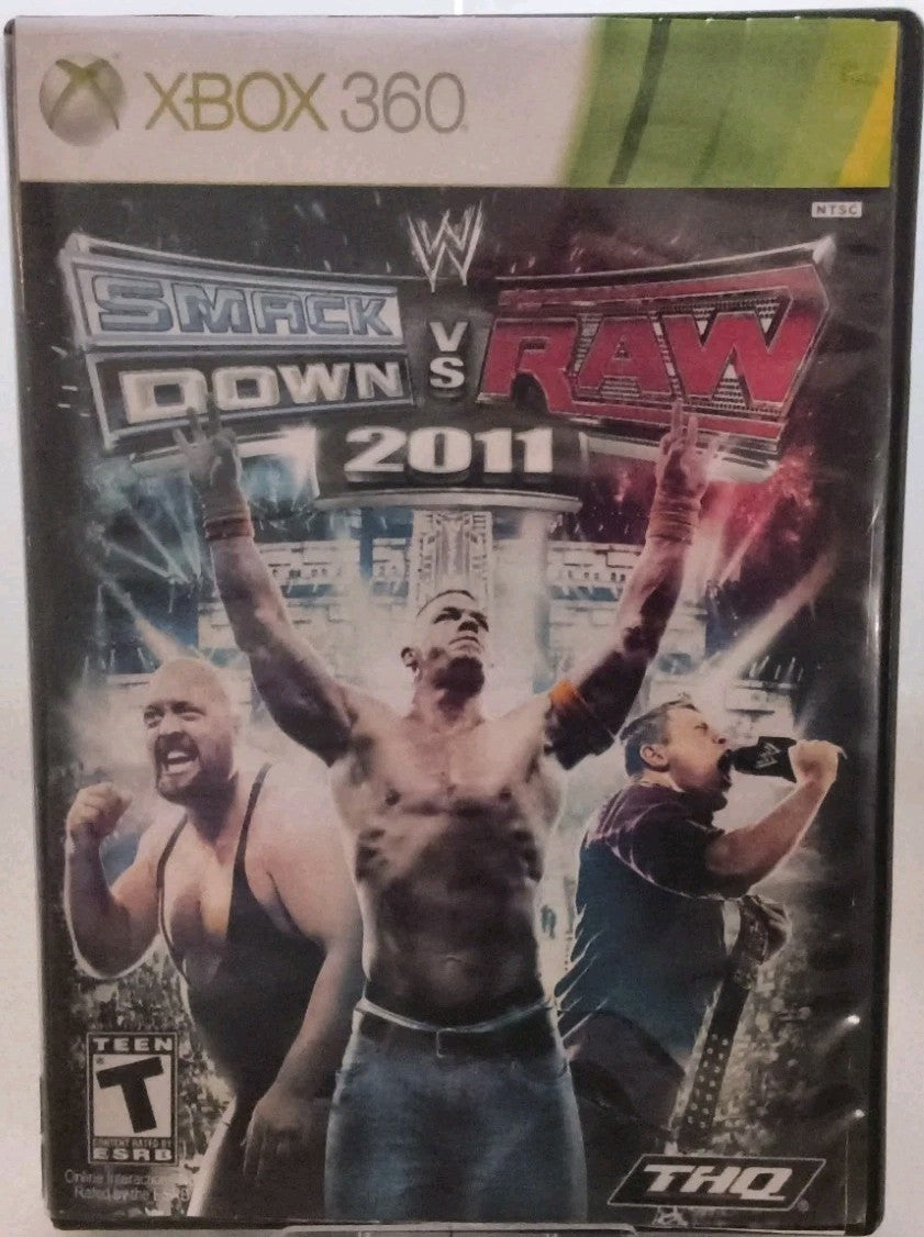 [GAME ONLY NO CASE NO MANUAL] WWE SmackDown vs. Raw 2011 (Xbox 360) Authentic